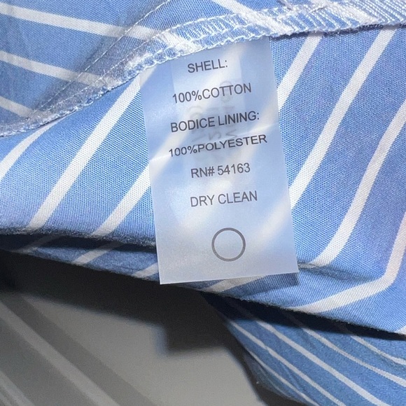 Tommy Hilfiger Women's Cotton Fit & Flare Dress sz 6 - Picture 9 of 11